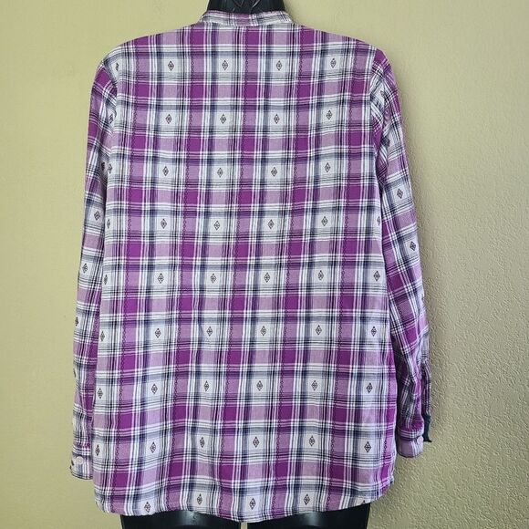Scandia Woods Purple Button Down - Picture 8 of 10